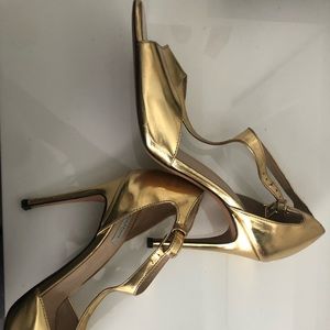 Gold Mirror Max Mara Heel 39